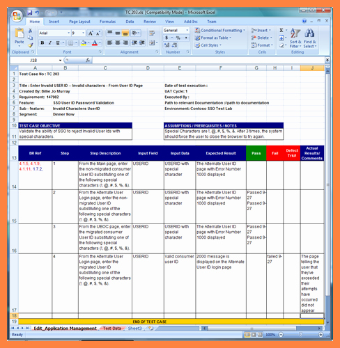Test Case Template Excel Elegant Calendar Template Excel