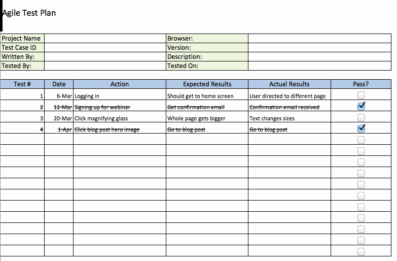 Test Plan Template Excel Best Of Test Plan Template Excel