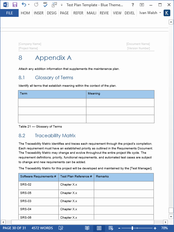 Test Plan Template Excel Luxury Test Plan – Download Ms Word &amp; Excel Template