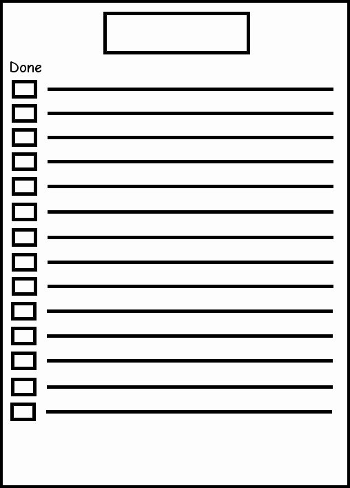 Things to Do List Template Unique 40 Printable to Do List Templates