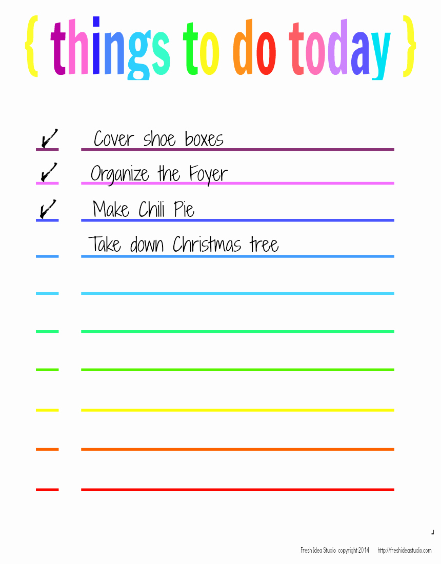 Things to Do Lists Template Best Of 6 Best Of Things to Do Template Printable Things