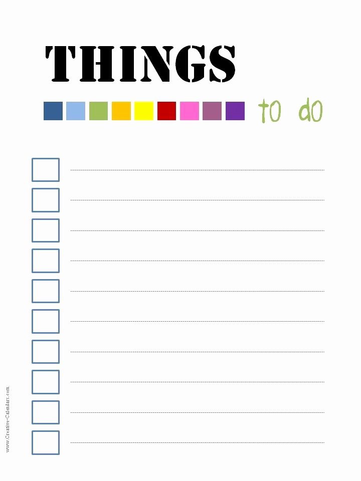 Things to Do Lists Template Elegant Image Result for Printable to Do List