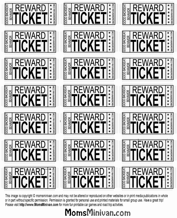 Ticket Template for Pages Luxury Travel Tickets for Kids Printable Page Kiddos