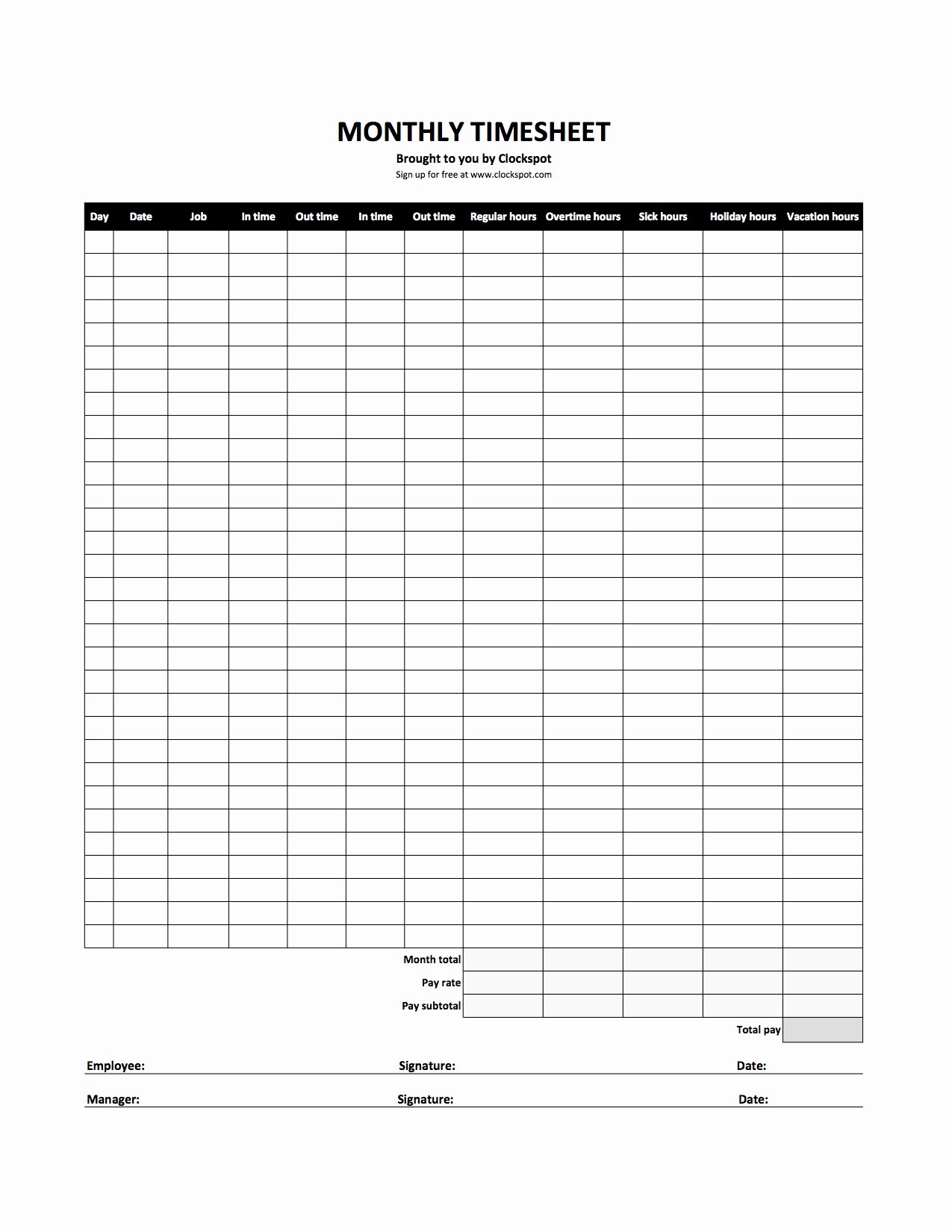 Time Tracking Excel Template Fresh Free Time Tracking Spreadsheets