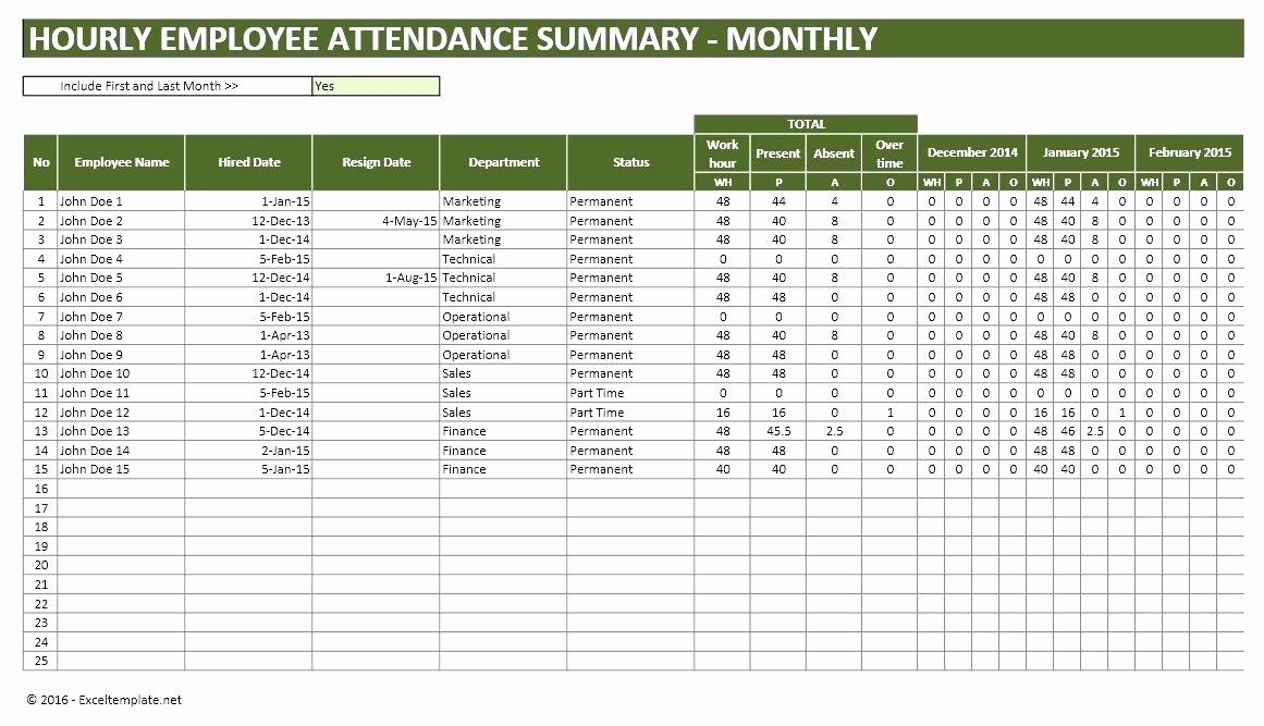 Time Tracking Excel Template Luxury Employee attendance Sheet Excel Free Download and Time