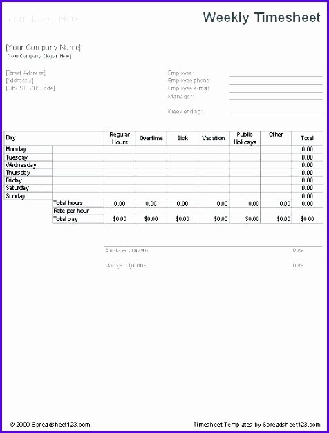 Timesheet Invoice Template Excel Luxury 12 Time Sheets Template Excel Exceltemplates