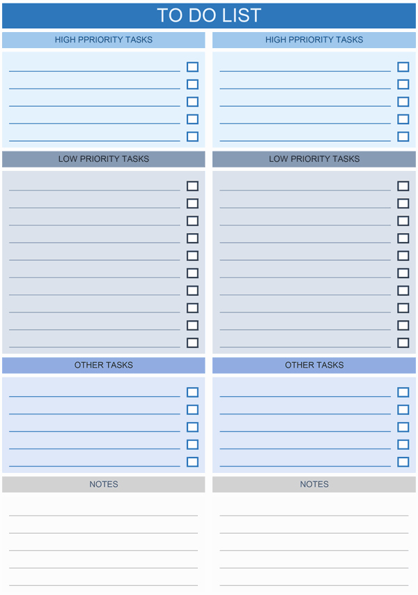 To Do Checklist Template Beautiful to Do List Templates for Excel