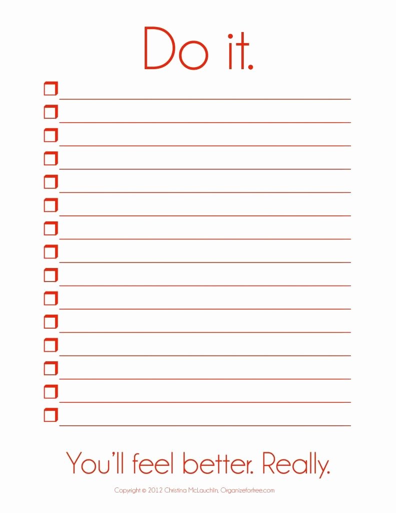 To Do Checklist Template Best Of I so Need This Things to Do Template Pdf