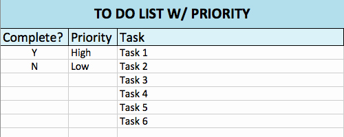 To Do Checklist Template Lovely Free to Do List Templates In Excel