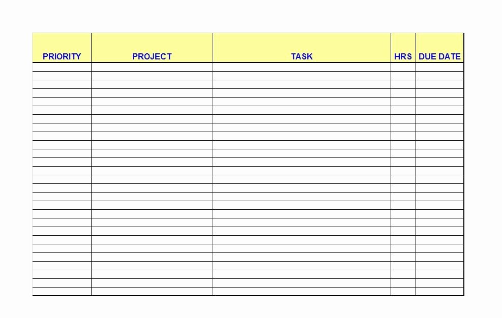 Todo List Template Word Unique 51 Free Printable to Do List &amp; Checklist Templates Excel