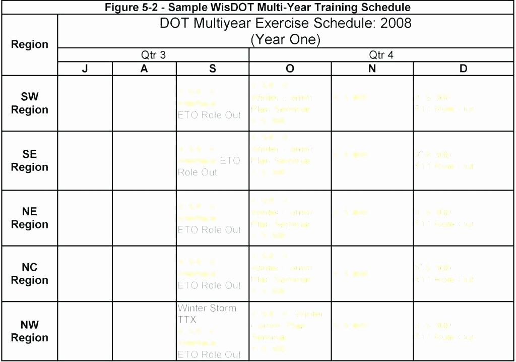 Training Calendar Template Excel Inspirational Annual Training Plan Template Excel