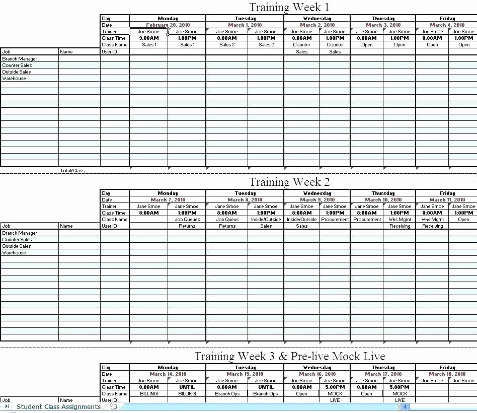 Training Calendar Template Excel Unique Training Calendar Template Excel 2016 Spreadsheet
