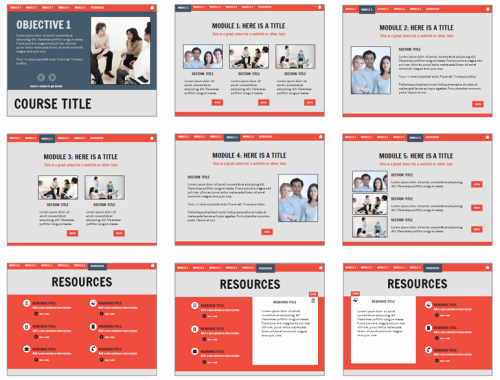 Training Course Design Template Awesome Here are some Free E Learning Templates to Speed Up Your