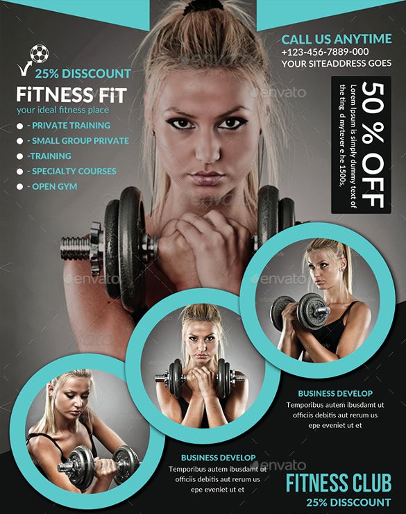 Training Flyer Template Free Inspirational 36 Fitness Flyer Templates Word Psd Ai formats