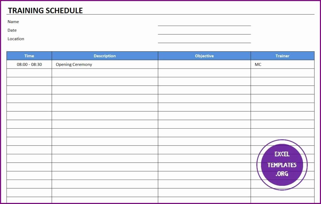 Training Plan Template Excel Awesome Skill Excel Spreadsheets Bing Images