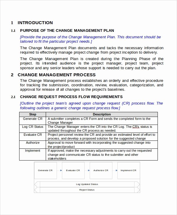 Transition Management Plan Template Awesome 10 Change Management Plan Samples