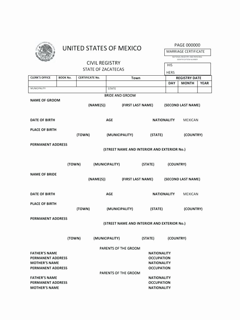 Translation Of Divorce Certificate Template Beautiful Mexican Divorce Certificate Translation Template Marriage
