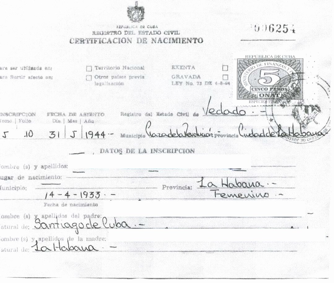 Translation Of Divorce Certificate Template Lovely New Website Launched to Find Long Lost Cuban Birth