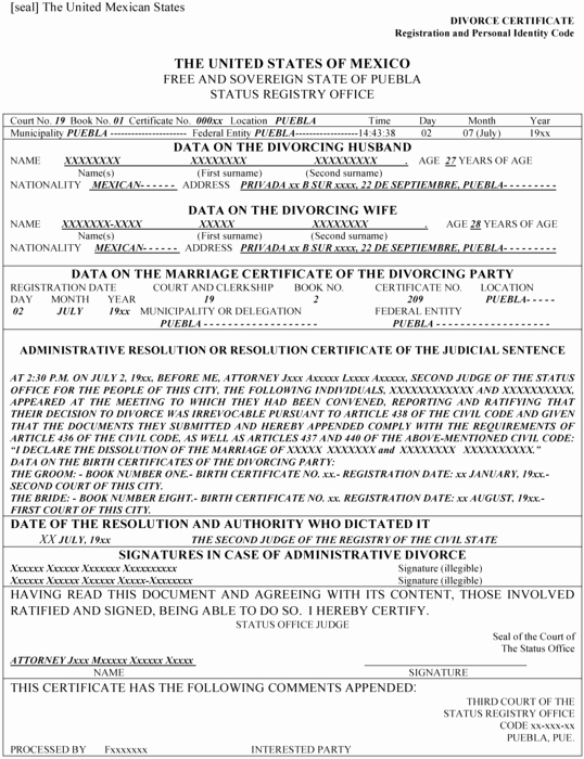 Translation Of Divorce Certificate Template New Templating as A Strategy for Translating Ficial… – Meta
