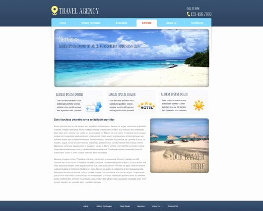 Travel Agency Web Template Luxury Free Travel Agency Website Template