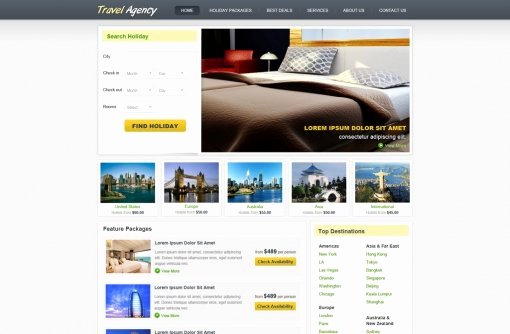 Travel Agency Website Template Inspirational Travel Website Template