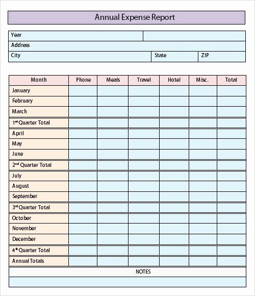 Travel Expense Report Template Excel Unique 27 Sample Reports