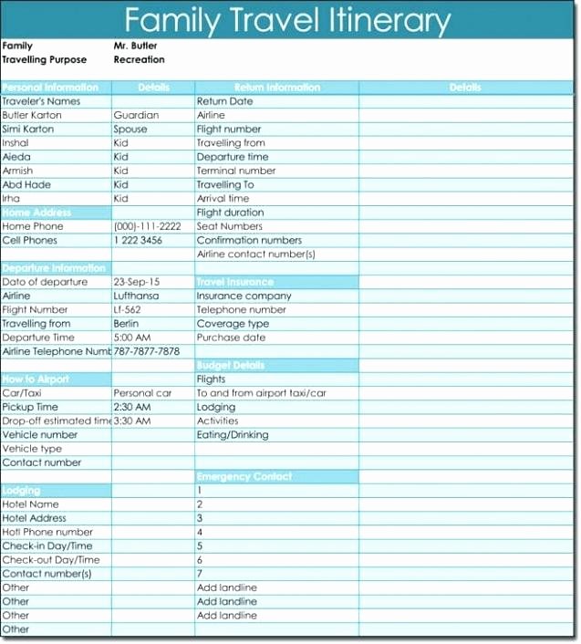 Travel Itinerary Template Google Docs Awesome Professional Travel Itinerary Template Free Itinerary
