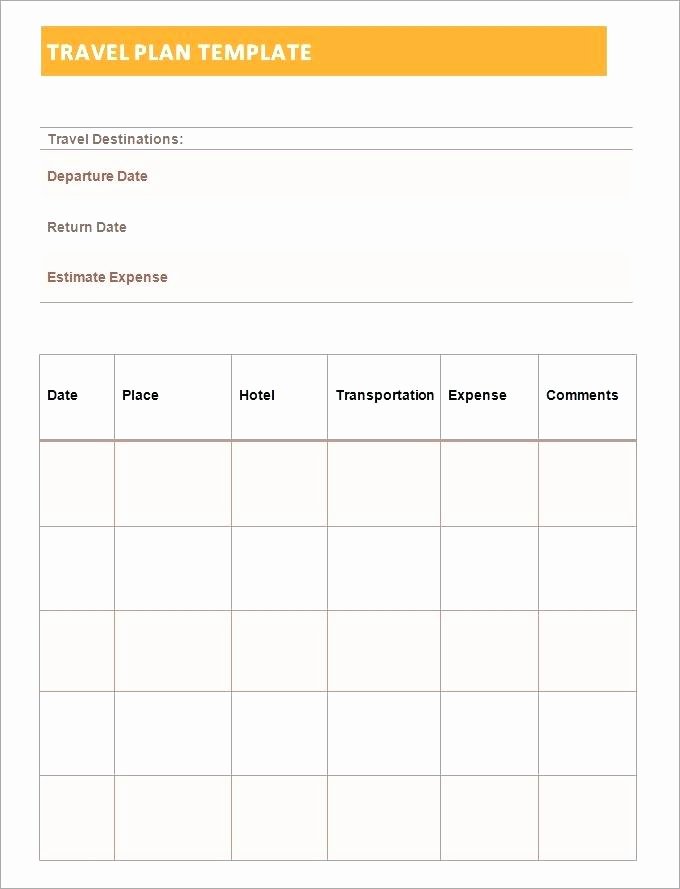 travel itinerary template word grand e 6 templates excel 2010