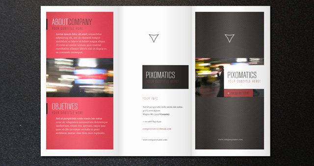 Tri Fold Brochure Free Template Inspirational Corporate Tri Fold Brochure Template 2