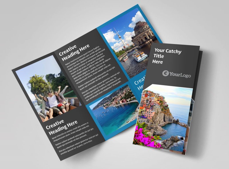 Tri Fold Travel Brochure Template Inspirational European Travel Agency Brochure Template