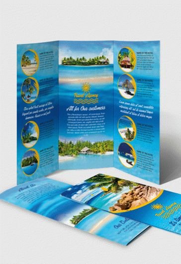 Tri Fold Travel Brochure Template Inspirational Grapher – Free Tri Fold Psd Brochure Template – by