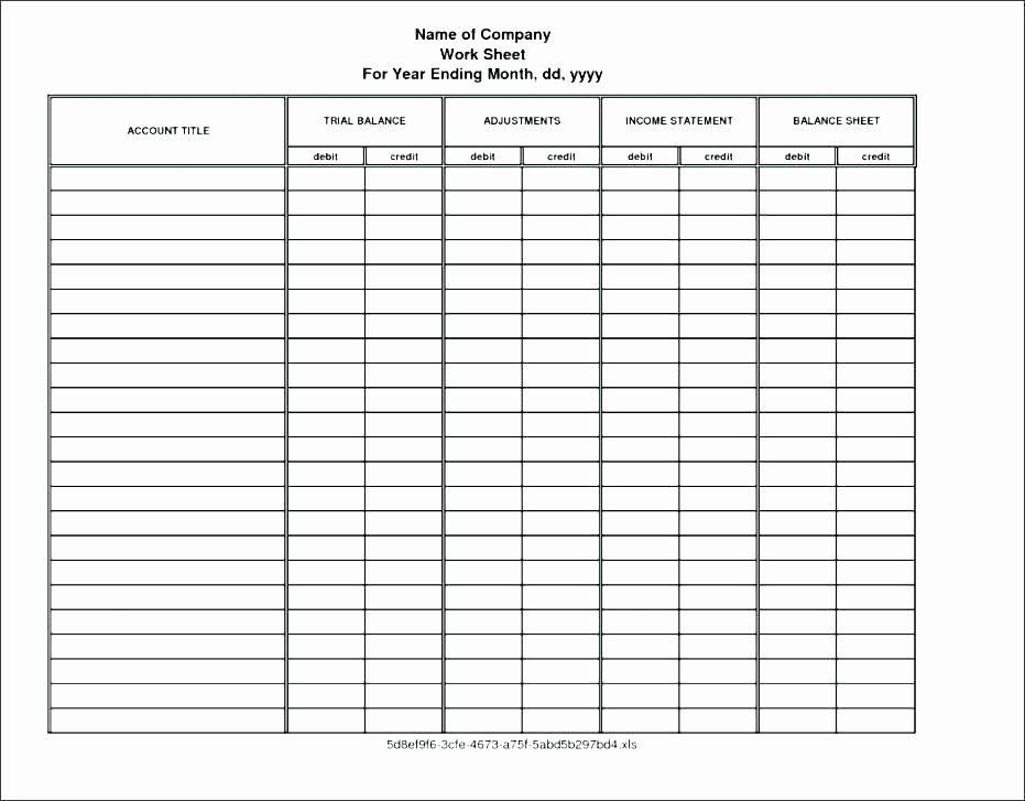 Trial Balance Excel Template Elegant Trial Balance Sheet In Excel T Accounts Excel Template