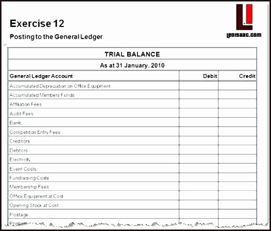 Trial Balance Excel Template Luxury Example Trial Balance format In Excel Free Download