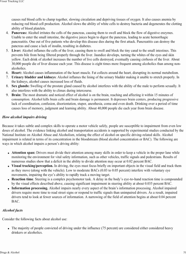 Trucking Company Safety Policy Template Inspirational Download Visser Trucking Pany Safety Policy Template