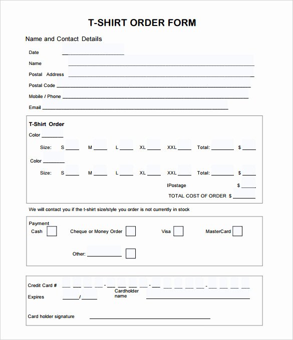 Tshirt order form Template Best Of 26 T Shirt order form Templates Pdf Doc
