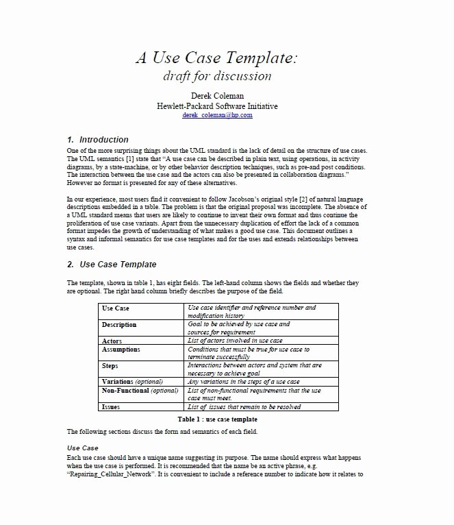 Use Case Documentation Template Awesome 40 Use Case Templates &amp; Examples Word Pdf Template Lab