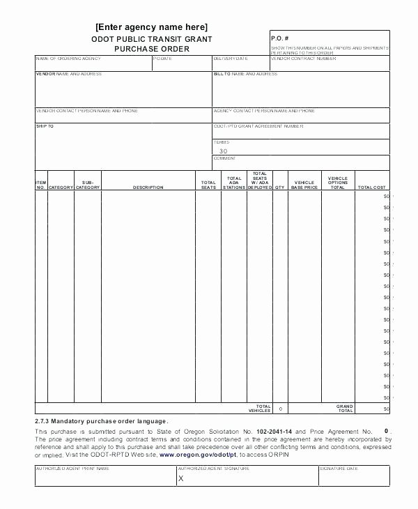 Vehicle Purchase order Template Beautiful Purchase order form Template Excel Free Word Documents