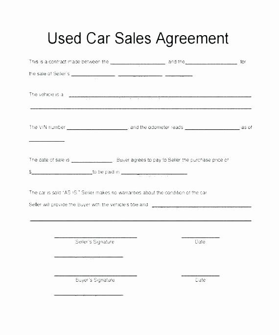 Vehicle Purchase order Template New Vehicle Purchase order Template Sample Motor Auto Dealer