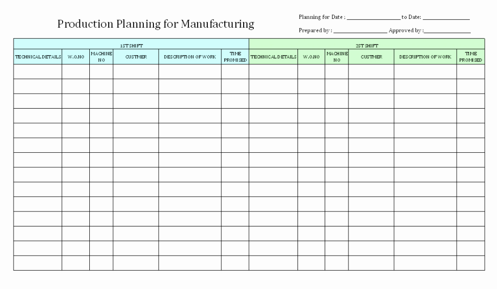 Video Production Plan Template Beautiful Production Schedule Template