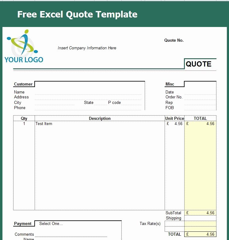 Video Production Quotation Template Lovely Microsoft Excel Quotation Templates – Project Management
