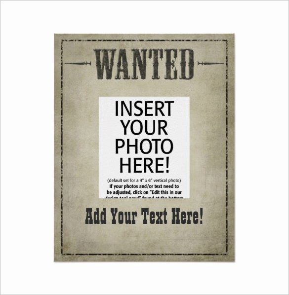 Wanted Poster Template Free Printable Beautiful 17 Western Wanted Poster Templates Free Printable