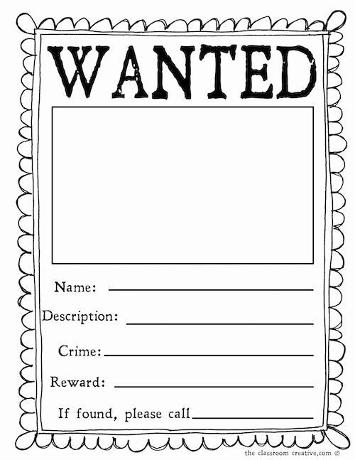 Wanted Poster Template Free Printable Fresh Fbi Most Wanted Poster Template Free Download Aashe