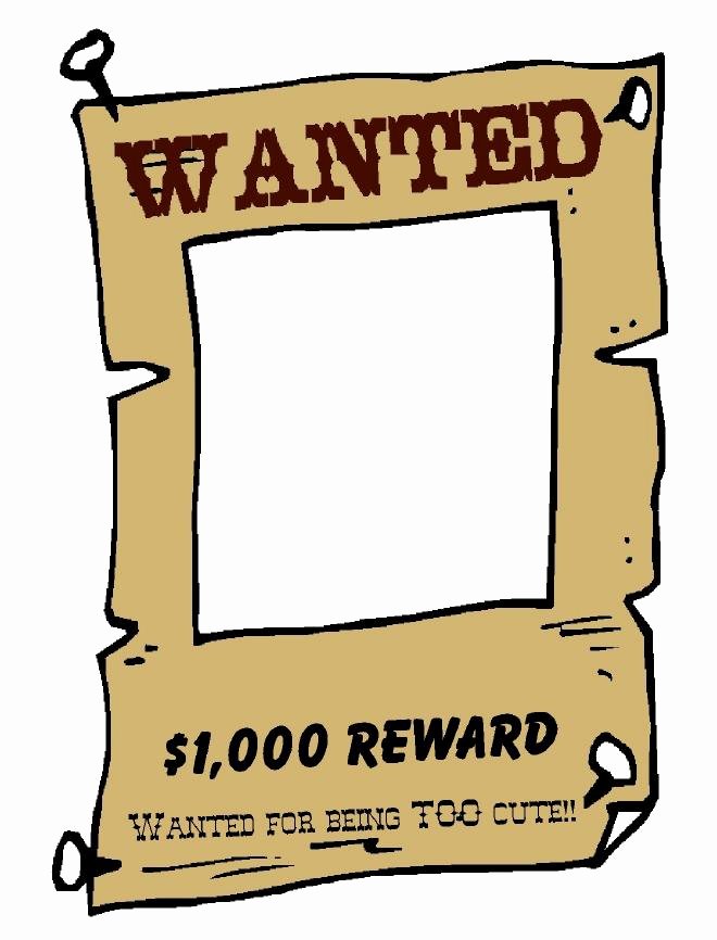 Wanted Poster Template Free Printable Luxury 6 Best Of Wanted Poster Template Free Western