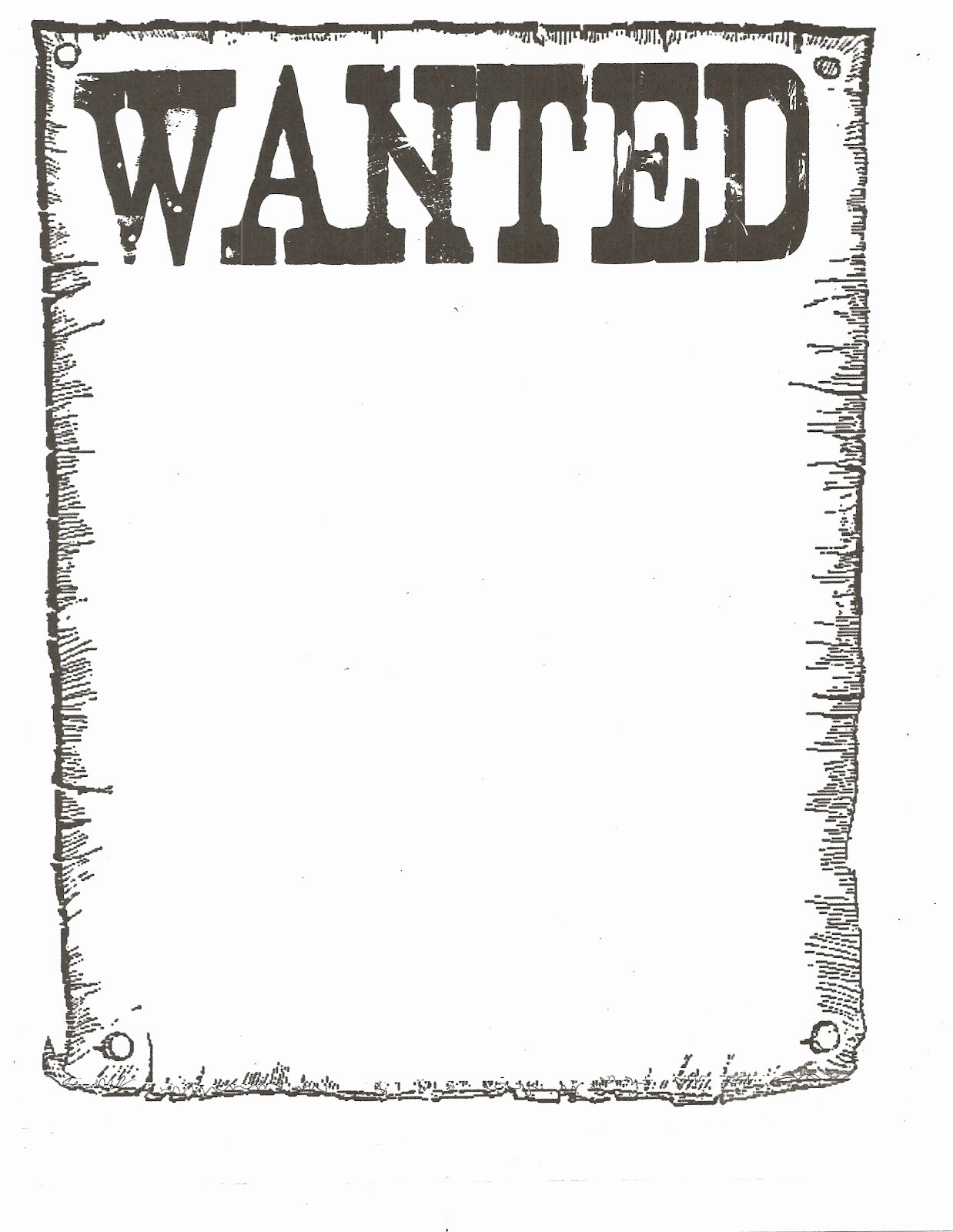 Wanted Poster Template Free Printable Unique Wanted Poster Classroom Freebies