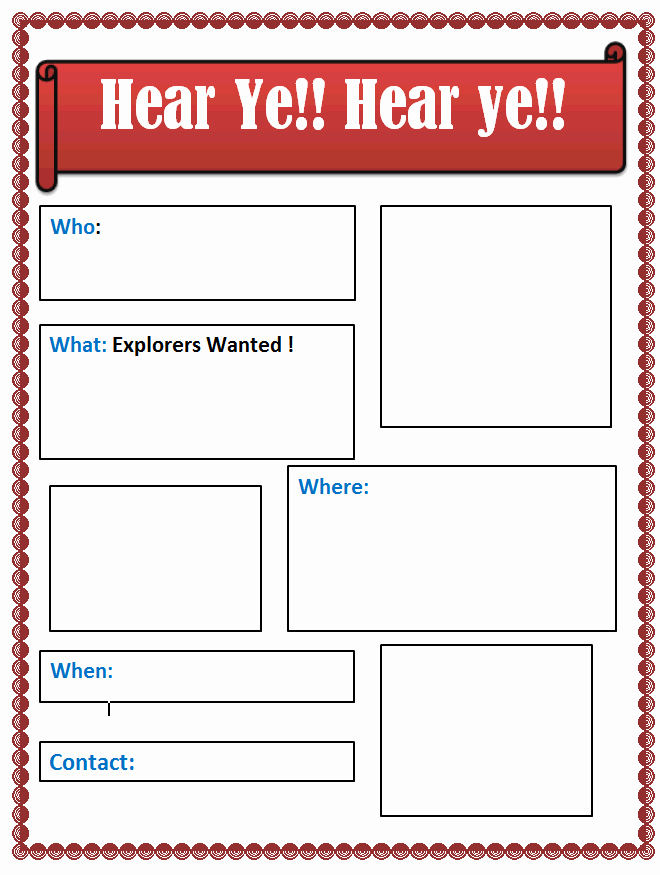 Wanted Poster Template Microsoft Word Unique Explorers Wanted Poster Lesson Plan