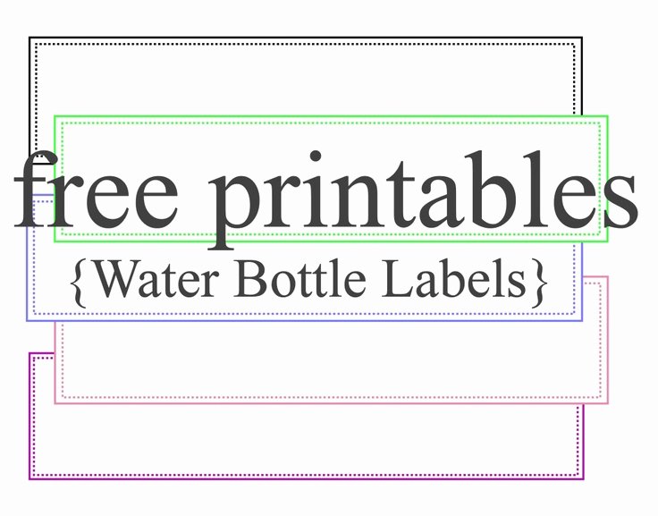 Water Bottle Template Printable Luxury 10 Best Of Water Bottle Label Template Baby Water
