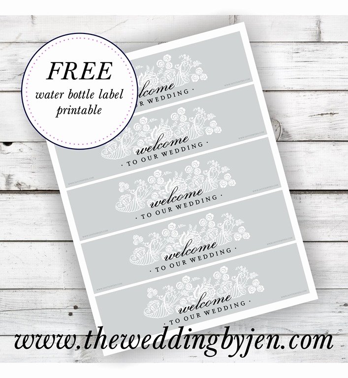 Water Labels Template Free Unique 9 Best Of Free Printable Wedding Water Bottle