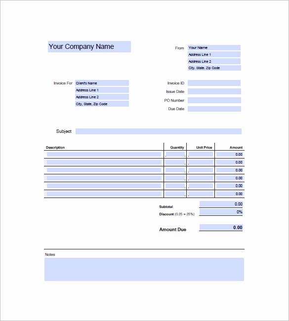 Web Design Invoice Template Unique Graphic Design Invoice Template 13 Free Word Excel