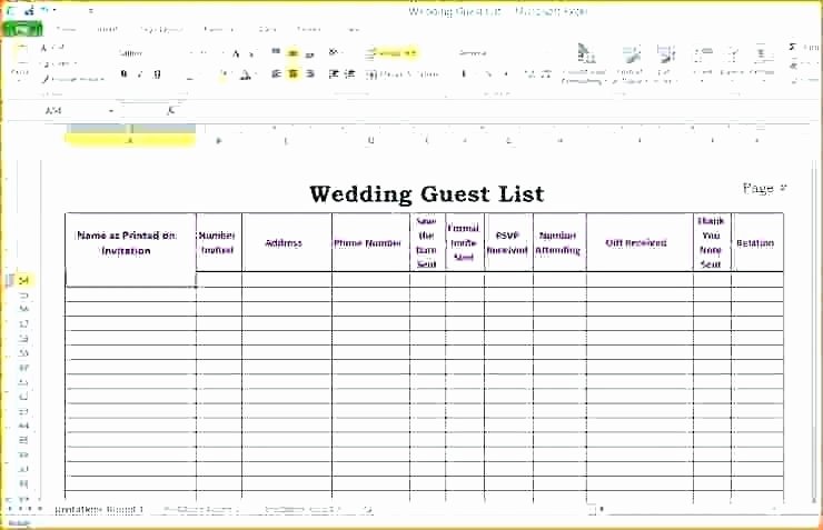 Wedding Checklist Excel Template New Printable Wedding Checklist Template Word Simple Free