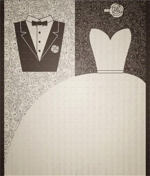 Wedding Dress Invitation Template Beautiful Wedding Dress Patterns – 21 Free Eps Ai Illustration